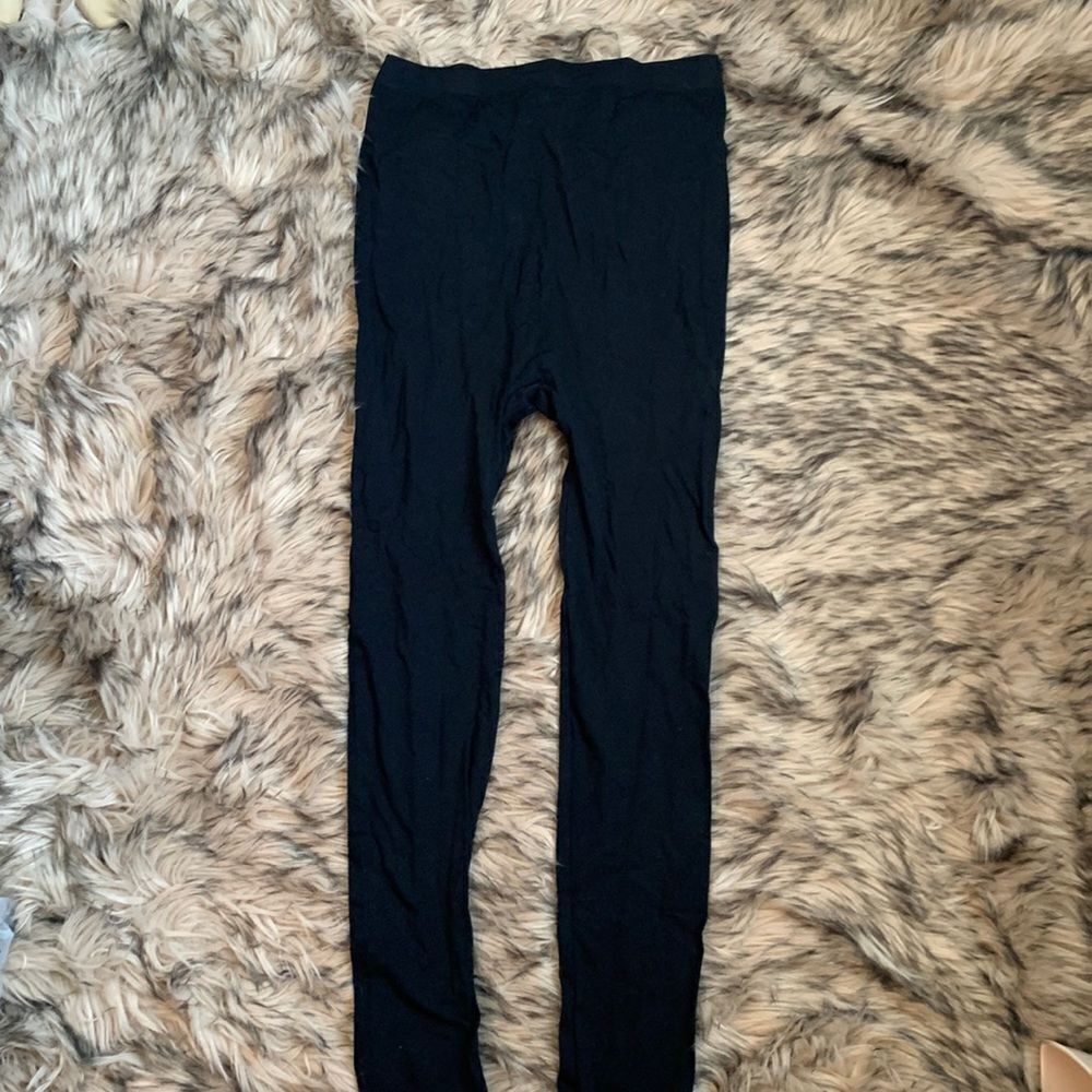 Under Control Tummy Thigh Waist Shaper Leggings L Black